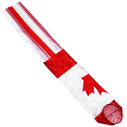 BCOATH Hängende Flagge Windsack Wetterfeste Dekorative Flagge 70 cm Kanadisches Ahornblatt