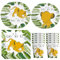 50pcs El Rey León Vajilla para Fiestas,Juego de Vajilla de Fiesta León, Bandeja de Papel, Servilleta, Taza,Cubiertos Fiesta El Rey León-10 Posición