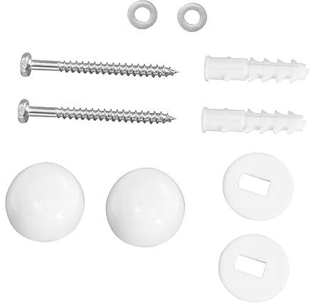 DIYEAH 2 Set Fissaggio per Bulloni Decorativi per Accessori da Bagno Facile Installazione e Alta