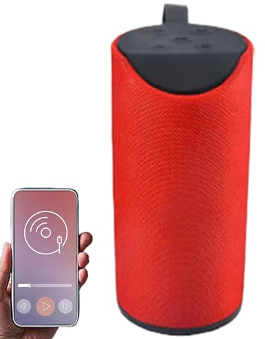 Generisch Portable Wireless Speaker - Waterproof Smart Speaker with Carry Handle | Long Battery Life Portable Gadgets for Camping Travel Party Garden Home Studio Picnic Bathroom
