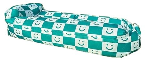 Ryhapm Schnell aufblasbares Sofa, Camping, Luftliege, Strandschlafsack, tragbar, faltbar, Luftsofa für Reisen, Picknick, Outdoor, faules Bett, Stuhl (7)