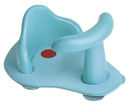 Hohopeti Badewanne Sitz Mit Rutschfestem Saugnapf Duschstuhl Mit Ergonomischer Lehne Und Gepolsterter Sitzfläche Blau Für Kleinkinder Ab Monaten
