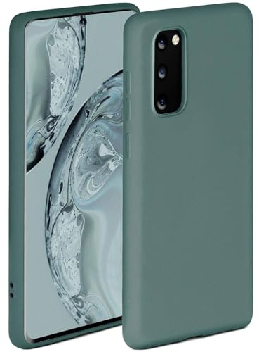 ONEFLOW Soft Case für Samsung Galaxy S20 / S20 5G Hülle aus Silikon mit Kameraschutz, Silikonhülle mit erhöhtem Schutz fürs Display, Backcover Schutzhülle, weiche Handyhülle, Petrol