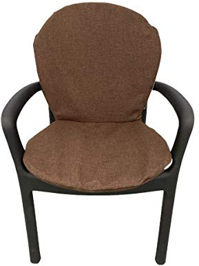 TIENDA EURASIA® Asiento Acolchado para Sillas de Terraza - Cojín de Guitarra 10 Colores - 50 x 90 cm - Ideal para Decorar la Terraza y Jardín (Marron)