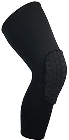 SagaSave 2 PCS Honeycomb Protective Knee Pads Sports Safety Training Elastic Knee Pad Anti-Slip Collision Avoidance Knee Sleeve Joint Pain Relief Knee Support