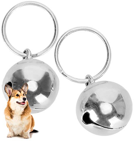 Sxhlseller 2 Stück Kupfer-Glöckchen, rostfrei, tragbar, aus Messing, für Katzen und Hunde, zur Rettung von Vögeln und Wildtieren