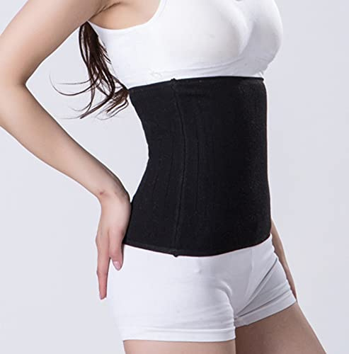 Thermal Lumbar Support Cashmere Knit Stomach Kidney Warmer Abdominal Binder Lower Back Belt Brace Waist Trimmer Band Elastic Back Stomach Kidney Protector Postpartum Belly Wrap Warming Kidney Recover