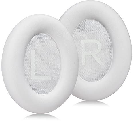Sinowo Replacement Earpads Compatible for Bose 700 (NC700) Wireless Headphones,Ear Pads Cushions with Noise Isolation Memory Foam,Soft Protein Leather(White)