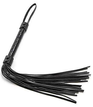 EIRZNGXQ 1 Pc Horse Whip PU Leather Handle Flogger Equestrian Teaching Training Riding Riding Real Horse Training Whip Whips Cowhide Tool