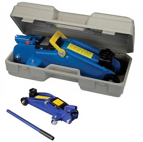 Cric Ciseau Professionnel 2T Renforcé pour Voiture/SUV/MPV avec Valise - Portée de Levage: 135-320mm