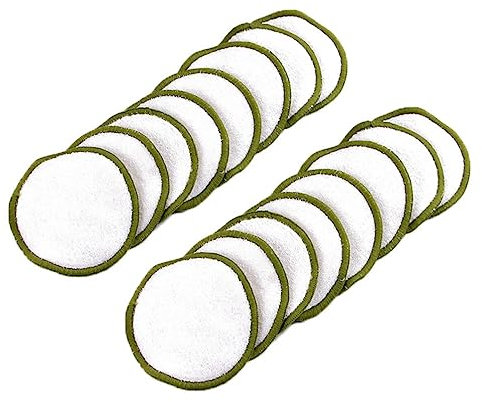 Healeved 16stücke Box Waschbare Reinigungspads Wiederverwendbare Make-up-entferner-pads Für Gesicht Aus Bambusfasern Mit Baumwollnetzbeutel Für Reisen Und Tägliche Hautreinigung