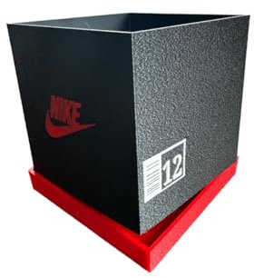 Antho3D Shoebox-Style Planter Pot (Black, White and Red) Indoor Outdoor Usage