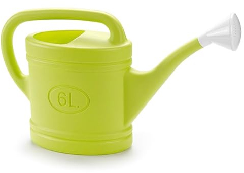 Acan Tradineur Arrosoir Plastique Capacité 6L Ustensiles de Jardinage Arrosage Maison Balcon Terrasse Patio Jaune