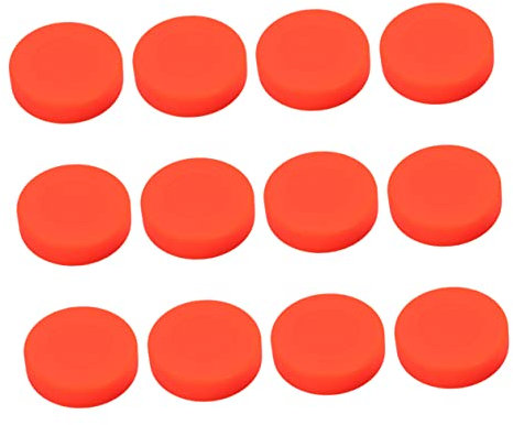 Milisten 12 STK Bounce-Hockey-Pucks für das Spiel Hockey-Puck-Spiel Straßenhockey sportsachen sportartikel Eishockey Hockeyzubehör aus Gummi Normale Hockeybälle einstellbar Sportwaren