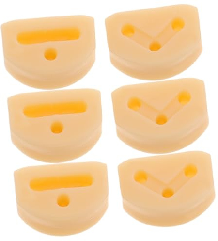 BAZEITFLOW 6stücke Gitarrensaiten Halterungen Für Akustik Und Klassische Gitarre Nylon String Ties Mit Löchern Einfache Montage Und Zuverlässige Befestigung Für Ukulele Und Flamenco