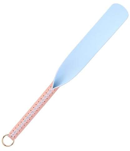 Kutocesy Bdsm Frusta SM Bondage Paddle Cuoio Sculacciate Fruste Bondage Flogger Fetish Giocattoli Del Sesso Per Coppie Sesso (Blue,Oval)