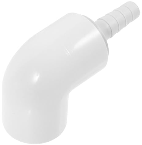 Tofficu Connettore Idroponico in PVC per Irrigazione Giardino, Raccordo Riutilizzabile Adattatore Ingresso Acqua, Accessorio per Mensola da Giardino e Struttura di Supporto, Resistente e