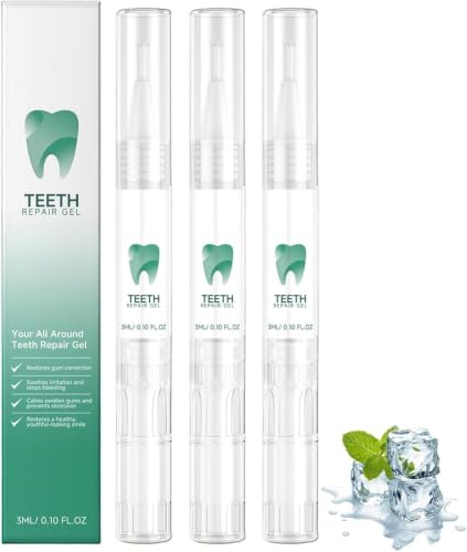 Teeth Repair Gel, Gum Repair Gel, Teeth Whitening Essence Pen, Barriere Gingivale Blanchiment, Gum Protect Repairs, Gels RéParateur Pour Gencives, Gentle Whitening Teeths Care (3PC)