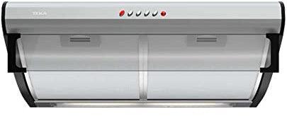 TEKA Campana Extractora Integrada 60 cm - 1 Motor - 3 Velocidades, 2 Lámparas LED - Recirculación - Frente Soft Anti Huella - Color Acero Inoxidable - C 6310