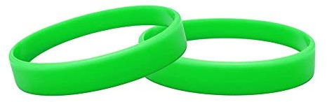 J&R Wristbands 10, Silikon Armbänder, Händen Gummi Armbänder, Partyzubehör