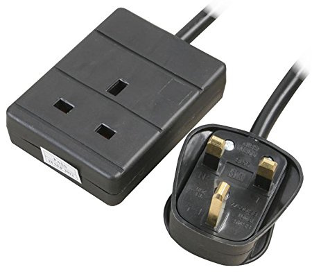 PRO ELEC PELB1733 1 Gang Extension Lead 10m, Black