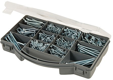 Fixman 539636 Senkkopfschrauben-Sortiment, verzinkt 780-tlg, Silver