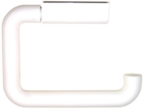 Hewi Heinrich Wilke Toilettenpapierhalter Serie 477, reinweiß aus Edelstahl und Kunststoff für moderne Badezimmer