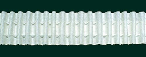 Ruther & Einenkel Gardinenband, PES, weiß, 2000 x 2.6 x 0.2 cm