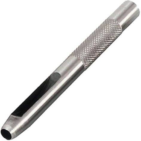 Weddecor Locheisen-Set für Lederwaren, Metallbleche, Schnittwerkzeug, stahl, 9 mm