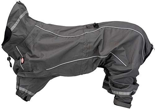 Trixie Vaasa Hunde-Regenmantel, Grau, 30 cm