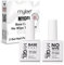 MYGEL by Mylee Gel-Nagellack No-Wipe Top & Base Coat 2x15ml UV/LED Nail Art Maniküre Pediküre für den Salon- und Heimgebrauch, Hält bis zu 2 Wochen, Einfach Aufzutragen, Langlebig und Sicher