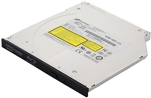 LG - Quemador Sata 3 BLU-Ray Interno BU40N (con Panel Frontal Negro), Adecuado para CD, DVD y BD, 9,5 mm de Alto (Ultra Slim)