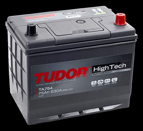 TUDOR Batería 75, Ah 630, A/EN TA754 L 270mm B 173mm H 222mm Compatible con KIA CEE'D SW ED, MAZDA 2 Hatchback DE, DH3, HYUNDAI i30 FD, NISSAN Qashqai/Qashqai +2 I J10, NJ10