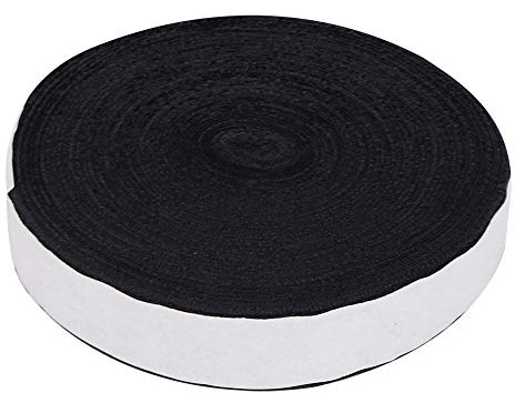 VGEBY Tennis Griffband, Overgrip Badminton Grip, 10m SCHL?ger Griffband f¨¹r Squash, Tennis und Badminton (Schwarz)