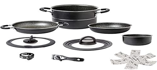 FVLFIL Brunner Alu Koch Set Pirate Ø24 Camping Outdoor Koch Geschirr Küche Topf Pfanne