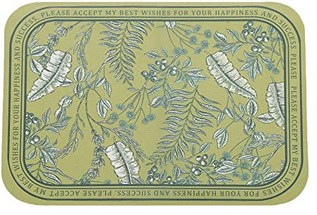 Salvamanteles Individuales Césped Verde Juego de 8 Manteles Individuales bajoplatos Aislante Calor Lino Antimanchas Antideslizantes decoración Mesa Comedor Cocina 45X30cm