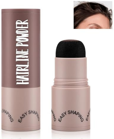 Boobeen Polvo para el Cabello en Barra, Sombra para el Cabello en Barra, Cubre Raíz de Canas en Polvo, Oculta el Color del Cabello al Instante para Mujeres con Cabello Adelgazado