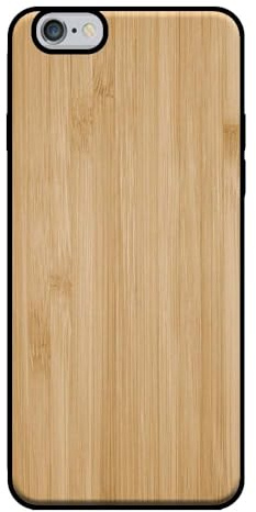 Coque adaptée pour Smartphonica Étui de téléphone pour iPhone 6/6s Plus avec aspect bois - Backcover Bamboo Faux Wood Case - Marron/Bois Artificiel;TPU/Back Cover