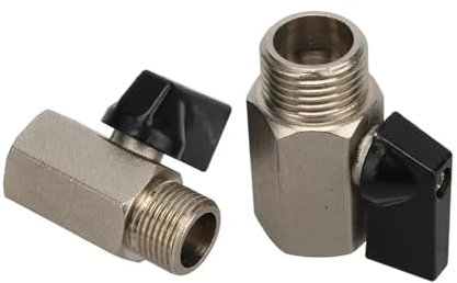 WGX123 1/8 1/4 3/8 1/2 gewinde Messing Kugelhahn Männlich Zu Weiblich Luft Kompressor Ventile Wasser Gas Öl Absperrventil(1/2)