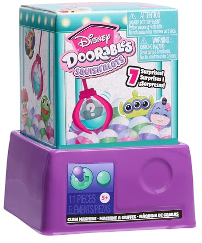 Macchina acchiappa-peluche Disney Doorables Whatcha Gotcha, personaggi da collezione, 11 pezzi, giocattoli per bambini dai 5 anni in su di Just Play