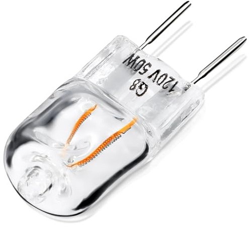 6912A40002J Microwave Lamp Halogen Light Bulb 120V 50W G8 Compatible with LG Kenmore LMV2031ST LMV2031BD 83543, Microwave Oven Halogen Lamp Light Bulb Replace 2025028 AH3610037 EA3610037 PS3610037