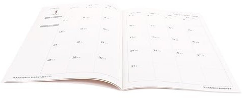 OFFSCH Monatskalenderbuch 2023 Tagesplaner Notizbuch Zweckplaner Fürs Büro Dickes Papier Für Lehrer Arbeiter