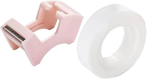Dispenser per nastro adesivo, Distributore di nastro adesivo da tavolo, distributore di nastro adesivo magico, 1 set distributore di nastro adesivo portatile da tavolo con nastro adesivo invisibile sc