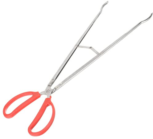 QUMIIRITY Pinzas Para Leña De Alta Resistencia De Acero Inoxidable Para Estufa De Leña Pinzas Resistentes Para Chimenea Para Uso Exteriores