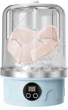 Underkläder Washer - ABS, kompakt PC Mini Washing Machine Design | Effektiv rengöring av tvättmaskinen | Bärbar tvättmaskin idealisk för resor, sovsalar, kläder för