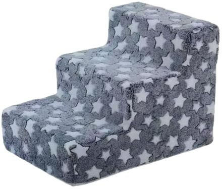 Hundetreppe - Hundetreppe | Haustiertreppe für kleine Hunde | 2 Stufen High-Density-Schaum Hundeauffahrt rutschfeste Haustierstufe für kleine Katzen ältere Katze Einfahrt Stuhl Sofa Leichte Haustiere