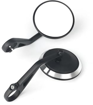 Motorrad Spiegel Für Triumph Für Rocket 3 Für Street Für Triple S 765 Für Trident 660 Motorradlenker-Rückspiegel(1 set Round)