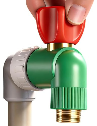Valvola Angolare - Uscita Di Sicurezza A prova di Perdita, Valvola Di Rubinetto Durevole | Dispositivo Di Controllo Del Flusso D'Acqua, Accessorio Idraulico Riduttore Di Pressione, Progettato Per