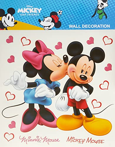 AG Design - Pegatinas para la Pared Disney - Autoadhesivo - Disney Mickey Mouse - Vilino Decorativo - 30 x 30 cm, 1 Parte - DKs 1085