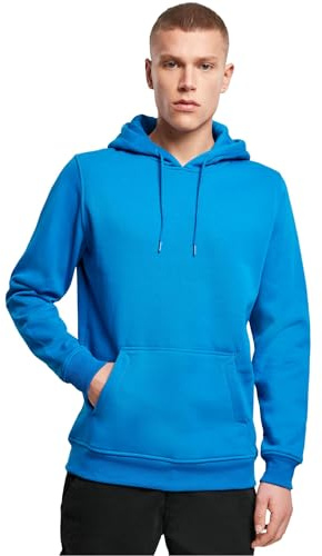 Build Your Brand Homme Heavy Hoody Sweatshirt capuche, Bleu (Cobalt Blue 01495), M EU